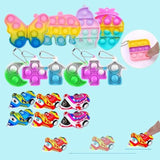128-piece kids party favor toy set for classroom prizes and goodie bags