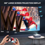 Projector With Wifi And Bluetooth, Upgrade Projector Native 1080P 14000L 4K Supported, Portable Movie Outdoor Projector For Home Theater, Compatible W Hdmi/Usb/Tv Stick/Laptop/Ios Android Phone