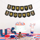 Military Bound Banner For Army Recruits, Graduation & Farewell Parties - Decoration Supplies