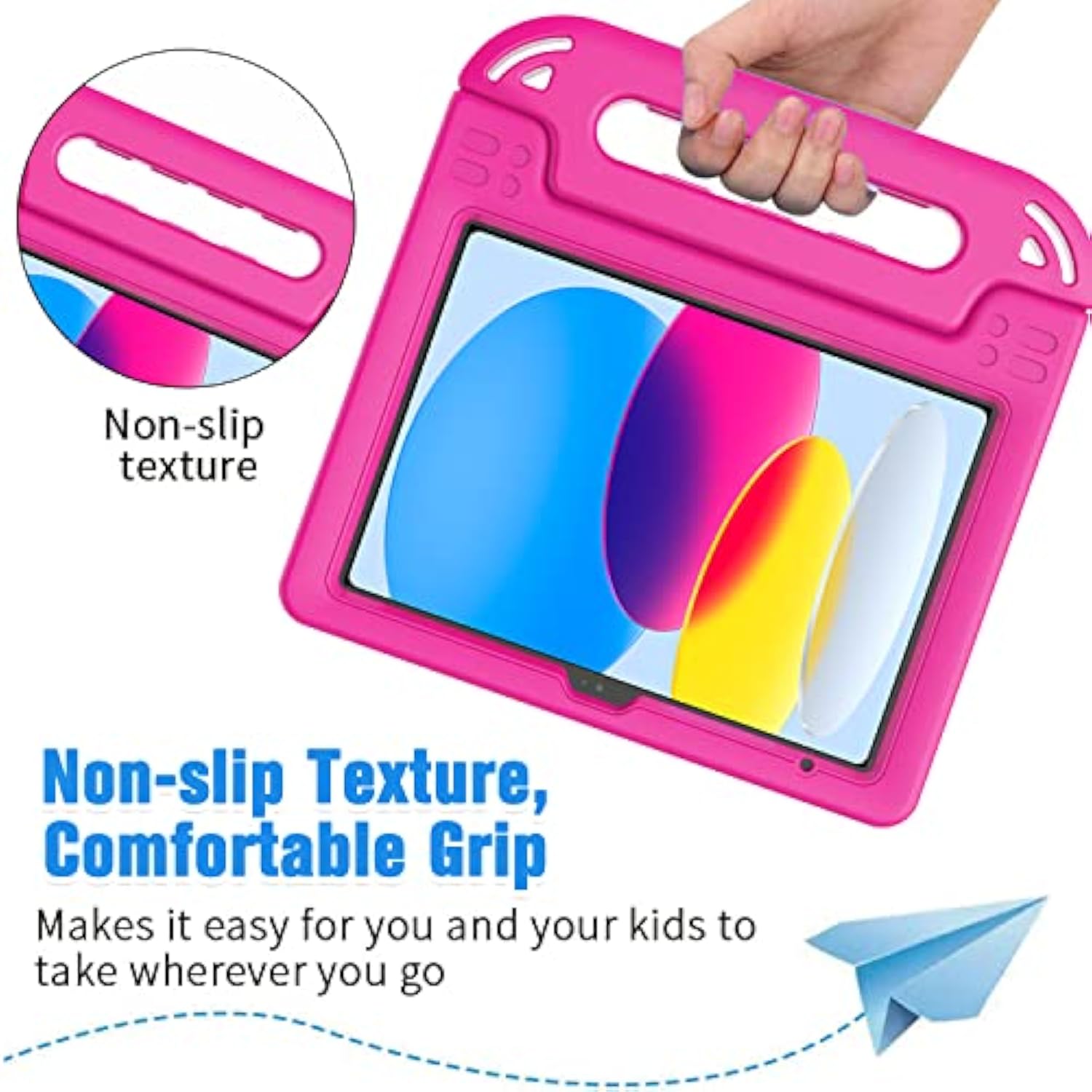 Kids Case For Ipad 10Th Generation 10.9" 2022 - With Built In Screen Protector