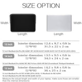 15 16 Inch Laptop Sleeve Protective Case Soft Cover Compatible With 15 Inch Macbook Pro A1707 A1990 (2016-2018) 16 Inch Macbook Pro M1 M2 M3 M4 (2024-2019), Black