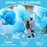 Gender Reveal Fire Extinguisher, 2 Pack Baby Boy Gender Reveal Ideas Party Decor, Biodegragable Gender Reveal Party Supllies (Medium)