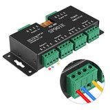 Sp901E Led Pixel Ws2812B Ws2811 Spi Signal Amplifier Repeater For Ws2813 Sk6812 Ws2815 Ws2801 Sk9822 Etc All The Rgb Addressable Led Strip And Dream Color Programmable Led Matrix Panel (4)