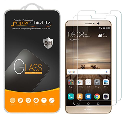 (2 Pack) Designed for Huawei Mate 9 Tempered Glass Screen Protector Anti Scratch, Bubble Free