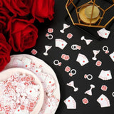 300Pcs Lucky In Love Table Confetti Vegas Bachelorette Party Confetti Cocktail Ring Poker Dice Table Centerpieces For Bridal Shower Casino Decoration