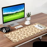 Cookie Gaming Mouse Pad, Desk Mat, Non-Slip Rubber Base Cool Aesthetic Mousepads For Computer Laptop Keyboard Office School Home Desktop Decor 31.5" X 11.8"