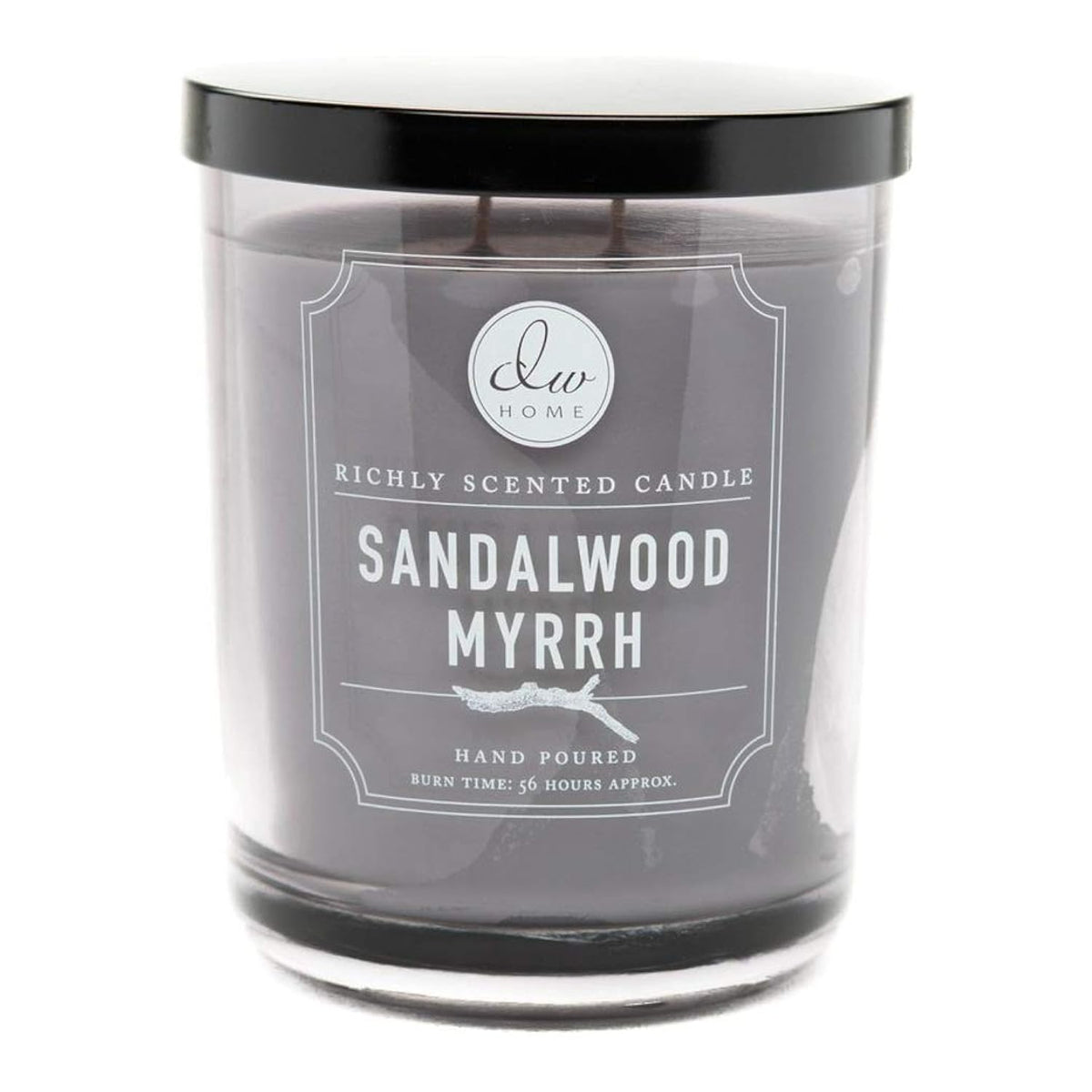 Sandalwood Myrrh Large 2 Wick Hand Poured 15.8 Oz Candle