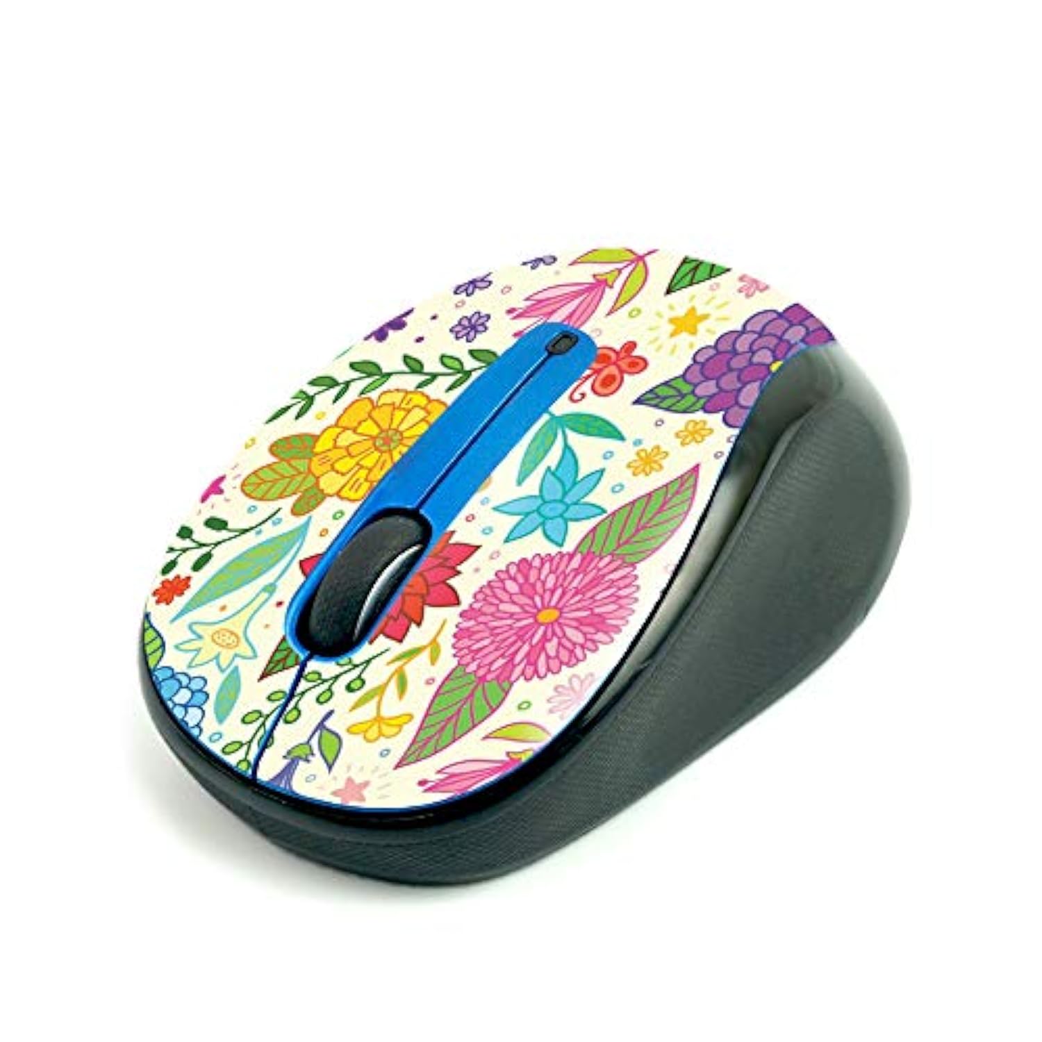 Mightyskins Skin For Logitech M325 Wireless Mouse - Flower Garden | Protective, Durable, And Unique Vinyl Decal Wrap Cover | Easy To Apply, Remove, And Change Styles | Made In The Usa