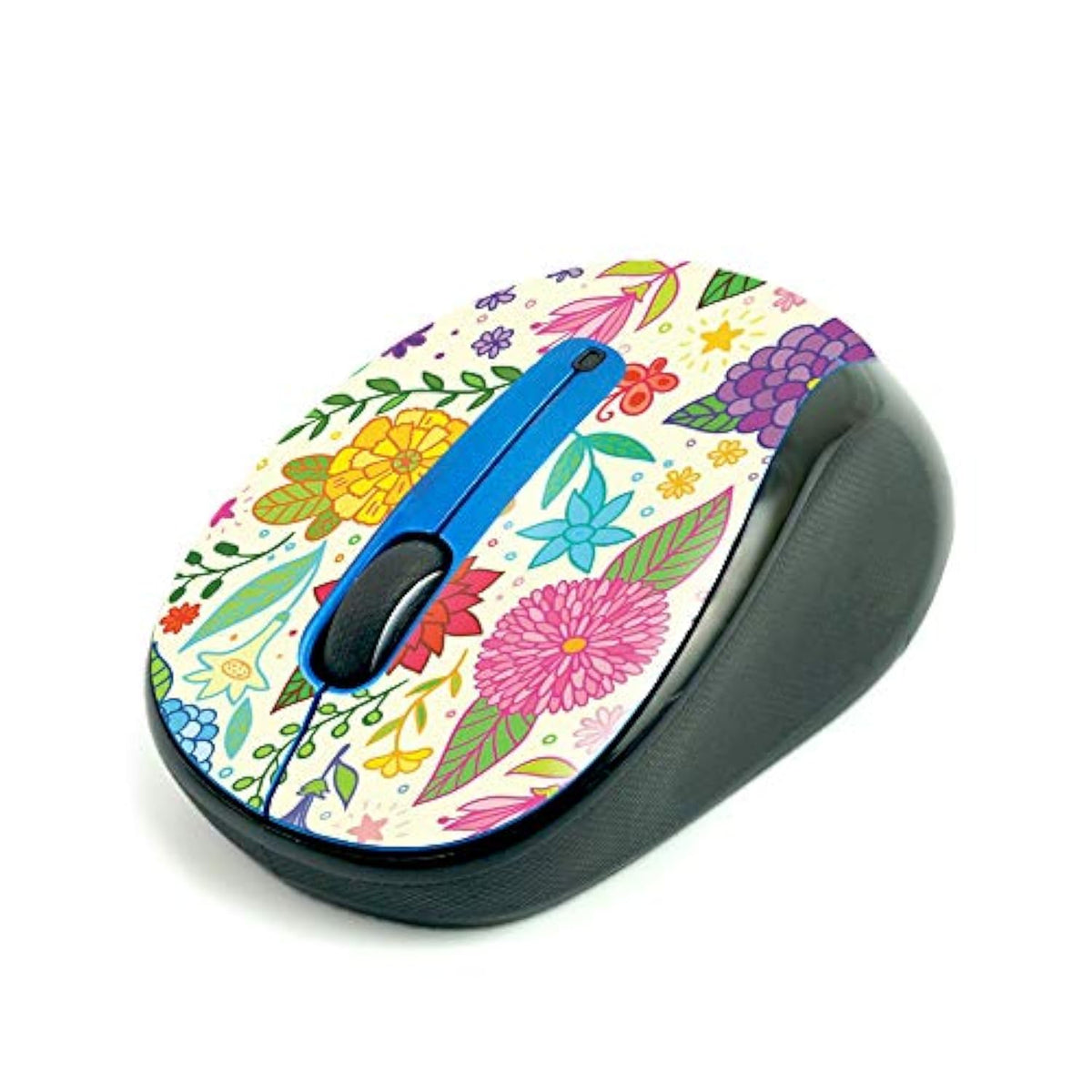 Mightyskins Skin For Logitech M325 Wireless Mouse - Flower Garden | Protective, Durable, And Unique Vinyl Decal Wrap Cover | Easy To Apply, Remove, And Change Styles | Made In The Usa