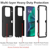 For Motorola Moto G Stylus 2025 Case, Defender Case Heavy Duty Shockproof Dustproof 3 In 1 Rugged Protective Phone Cover For Moto G Stylus 5G 2025 (Black, Moto G Stylus 2025)