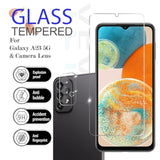 Galaxy A23 Hd Clear Tempered Glass Screen Protector+Camera Lens Protectors, [2+2 Pack] [Anti-Scratch][Case-Friendly] Screen Protector Glass For Samsung Galaxy A23