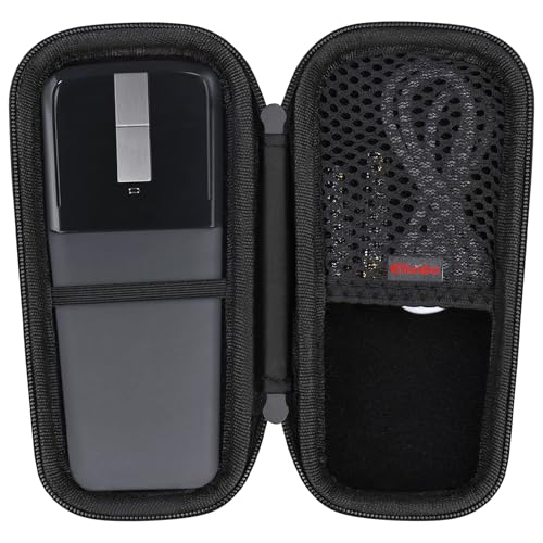 Arc Touch Wireless Mouse Carrying Case For Microsoft/Nyiefada/Wudekeji/Normia Rita And More Bluetooth Foldable Arc Touch Mouse, Portable Mini Travel Folding Curved Mice Protective Holder
