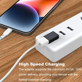 90 Degree Usb 3.0 Adapter 2 Pack, Up And Down Angle Usb A Male To Female Converter Extender For Pc, Laptop, Usb A Charger, Power Bank And More (Black)