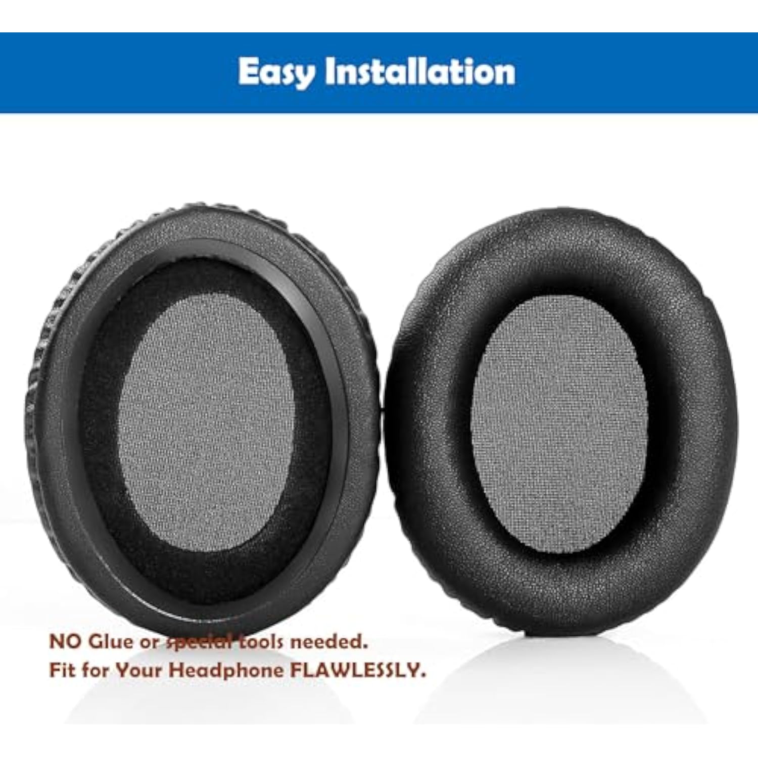 Professional Replacement Earpads Cushion Compatible With Philips Ph805 Taph805Bk Ph802 Taph802Bk H8506 Tah8506Bk Headphones Ear Pads With Skin-Friendly Leather And Memory Foam