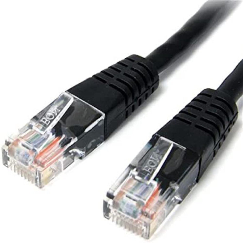 15 Ft. (4.6 M) Cat5E Ethernet Cable - Power Over Ethernet - Molded - Black - E