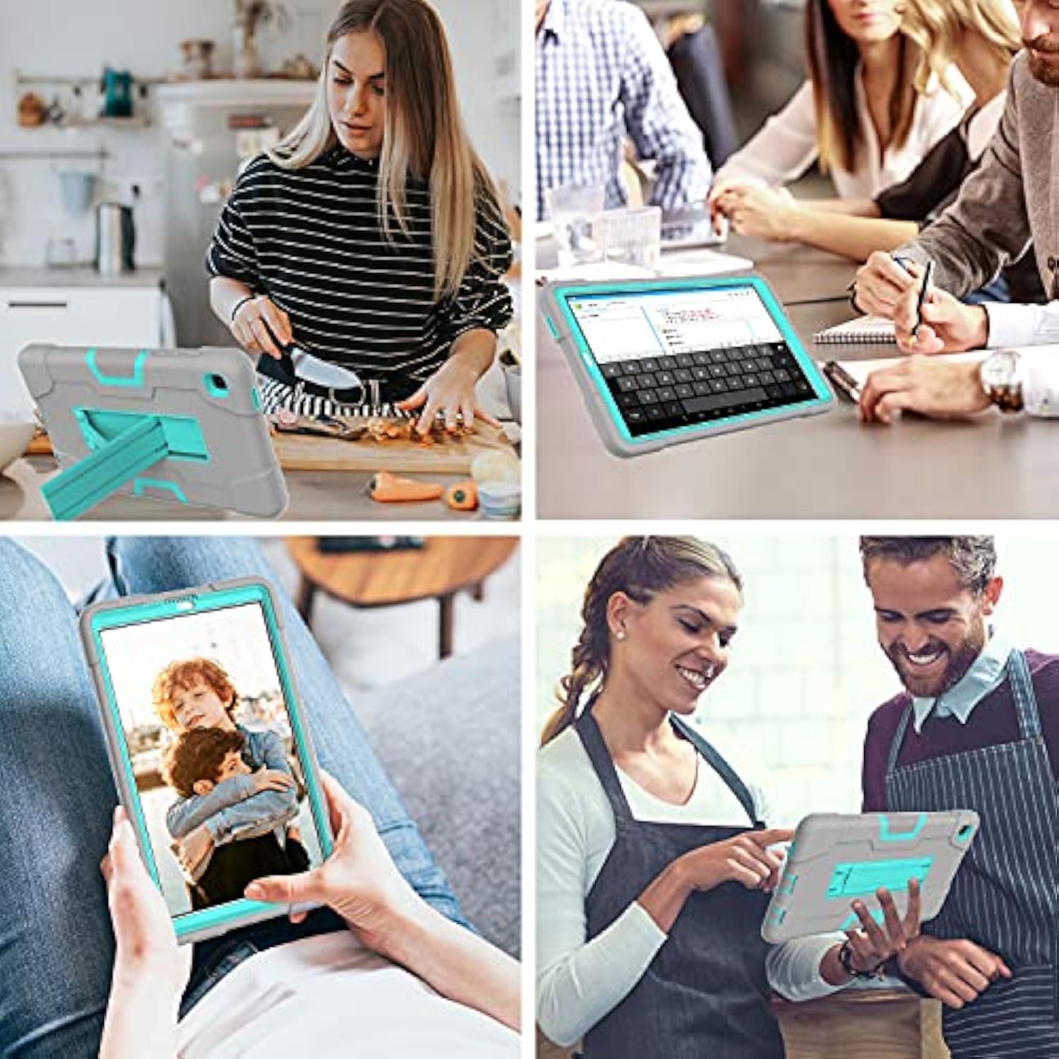 Samsung Galaxy Tab A7 Lite Case 2021, Tab A7 Lite 8.7 Inch Case 3 In 1 Heavy D