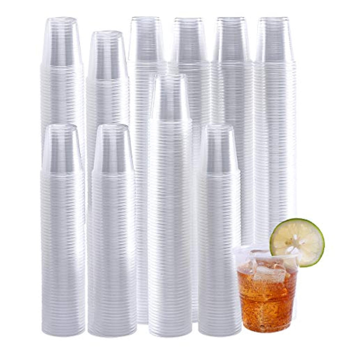 3Oz Disposable Plastic Cups 500 Pack,Small Mouthwash Cups, Bulk Sample Tumblers For Home, School, Office, Parties, Or Commercial Use