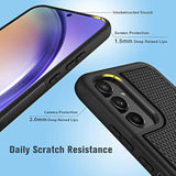Samsung Galaxy A54 5G Dual Layer Shockproof Rugged Case Matte Black