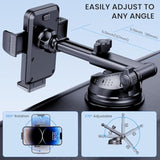 Phone Holder Car [Military-Grade Suction] Universal Mount for iPhone & Android
