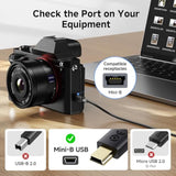 Cable Matters Mini USB to USB C Cable - 3.3ft, 480Mbps Data, 15W Charging, USBC to MiniUSB Cable for Game Controller, Camera, GPS, Dash Cam, Black