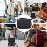 co2CREA Case for Anker MagSafe UFO 3-in-1 MagGo Wireless Charger Station 15W Foldable Travel Charging Pad, Hard Travel Case Compatible with Anker MagGo Charging Station and Adapter (Black Case)