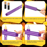 5 Pieces Led Flameless Advent Candle Set Christmas Battery Operated Candles With Words Hope Peace Joy Tall Catholic Pink White Purple Taper Candles For Church Advent Wreath Rituals