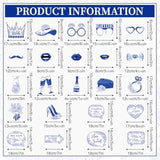 Something Blue Before I Do Photo Booth Props With Frame, 24Pcs Something Blue Before I Do Bridal Shower Decorations, Bridal Shower Decorations, Bachelorette Photo Booth