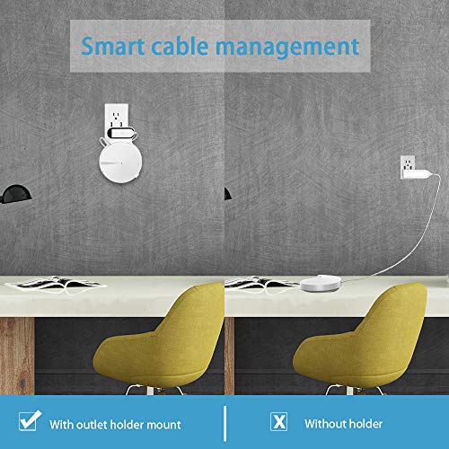 Outlet Holder Mount For Tp-Link Deco M5, Tp-Link Deco P7 Whole Home Mesh Wifi System, Sturdy Wall Mount Bracket For Tp-Link Home Wifi By (3-Pack)