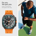 Spigen Tempered Glass Screen Protector [GlasTR EZ FIT] designed for Galaxy Watch Ultra - 2 Pack