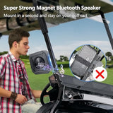 Golf Speaker, Golf Cart Speakers Bluetooth Wireless With Strong Magnetic, Loud With Rich Bass, Portable Outdoor Ipx7 Waterproof Bluetooth Speaker, Golf Cart Accessories