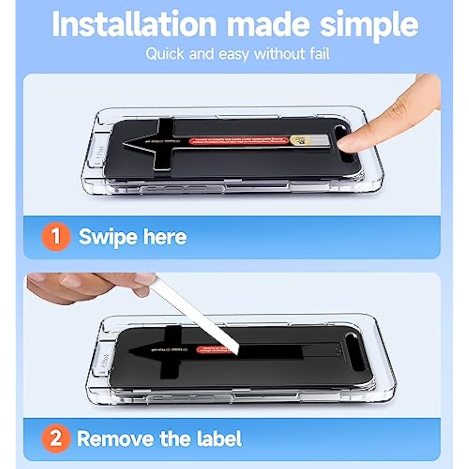 2 Pack For Iphone 14 Pro 6.1 Inch Tempered Glass Screen Protector, Bubble Free, Dynamic Island Compatible, Hd Clear, Easy Installation