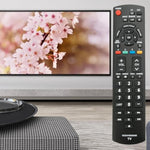 N2Qayb000485 Replace Remote Control Fit For Panasonic 32" ~ 85" Led Lcd Plasma Viera Tv Tc-42Ld24 Tc-42Ls24 Tc-42Ps14 Tc-54Ps14 Th-32Lru5 Th-42Lru50 Th-55Lru50 Tc-P50S30 N2Qayb000321 N2Qayb000570