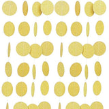 Feliz Navidad Banner Gold Glitter And Gold Glittery Circle Dots Garlan