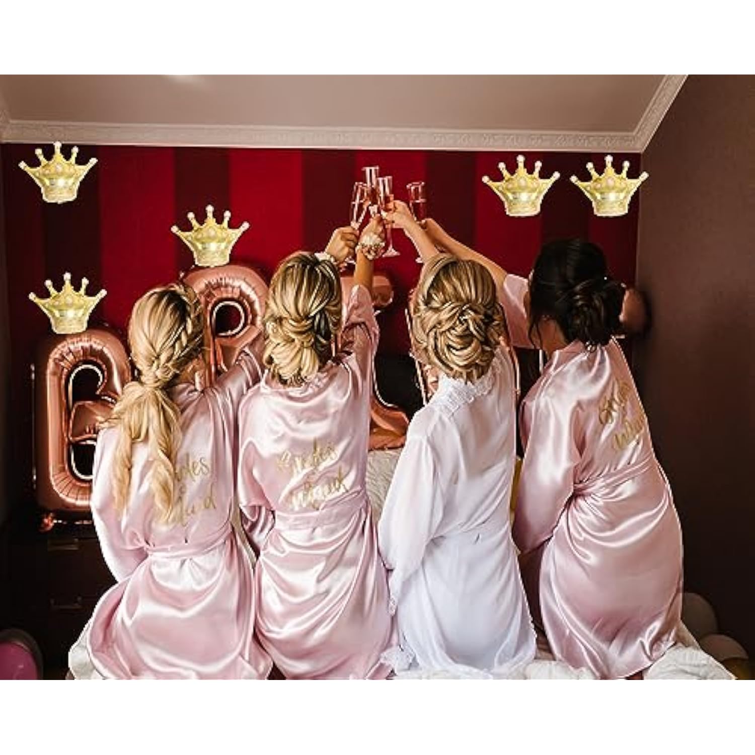 15Pcs Mini Crown Foil Balloons Gold Party Decorations.For Birthday Party Anniversary Supplies