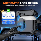 Compatible With Airpods 4Th Generation Case,With Cleaner Kit,Automatic Snap Switch Secure For New Airpods 4 Charging Cover [With Active Noise Cancellation] (2024)-Black