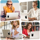 Slim Mouse Holder For Laptop, Universal Stick-On Mouse Pouch, Reusable Elastic Mouses Pocket No Glue Residue Mouses Storage Bags For Computer Office Home