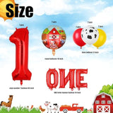 Farm Animal Balloon Set: Cow, Pig, Duck, Rooster - First Birthday Decor