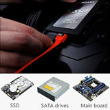 Sata Cables Iii, Ssd Data Cable 6.0 Gbps And Power Splitter 4 Pin To Dual 15 H