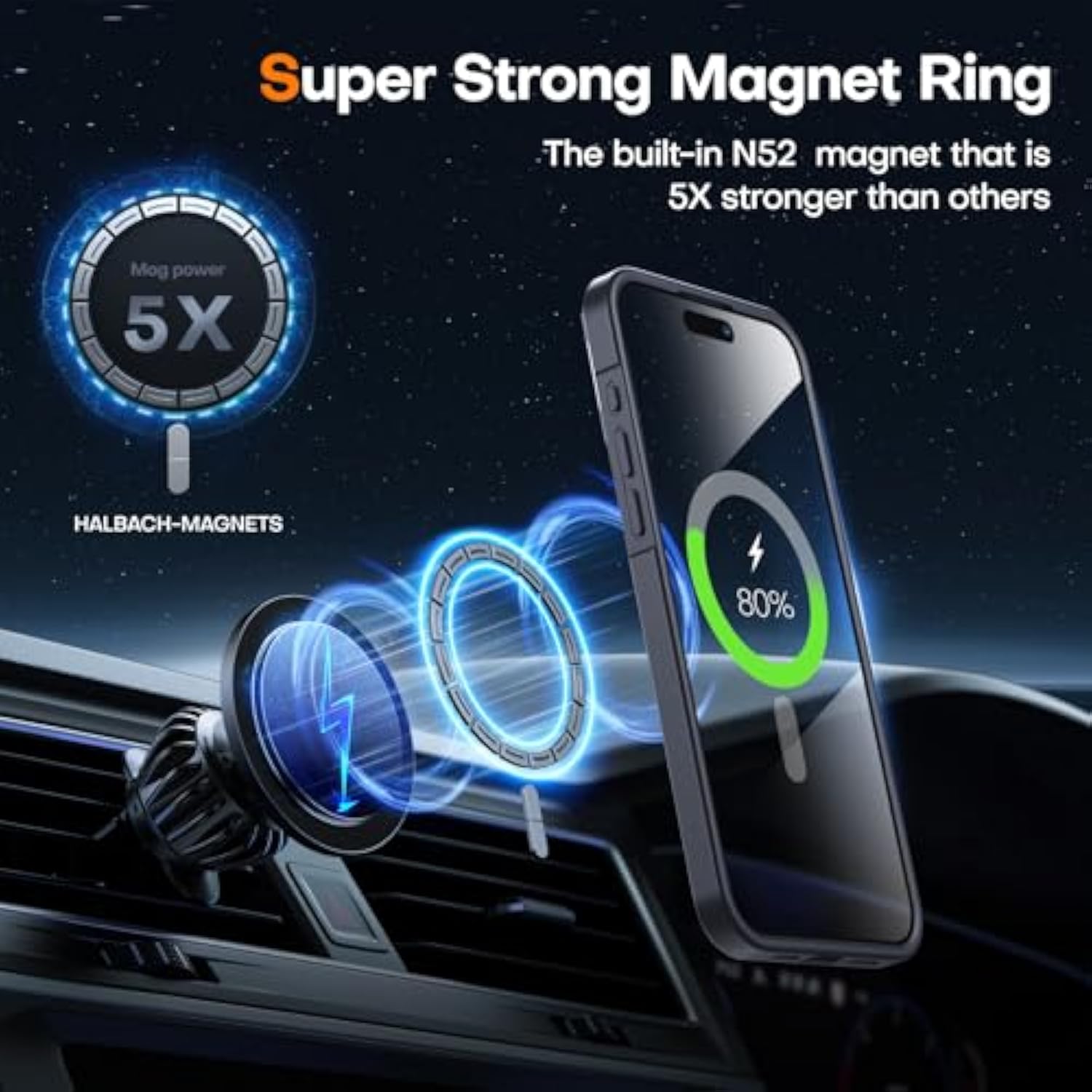 For Iphone 15 Pro Max Case With Kickstand, Upgraded [Slide Camera Cover], Heavy Duty Magnetic Phone Case, Compatible With Magsafe, Military-Grade Drop Protection, Black, 6.7"