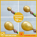 66pc Black & Gold Balloon Set Metallic, Confetti & Matte NYE Decor
