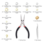 1200Pcs Open Jump Rings And Lobster Clasps Jewelry Findings Kit With Pliers For Jewelry Making (Silver And Gold)