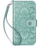 Premium PU Leather Wallet Case for iPhone 13 Mini, RFID Blocking Protective Flip Cover with Card Slot and Cash Pocket, Green