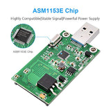 Msata Adapter, Msata To Usb 3.0 Adapter, Usb Msata Ssd Reader, 50Mm Mini Sata