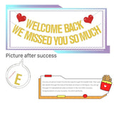 Welcome Back We Missed You So Much Banner Family Welcome Home Decoration