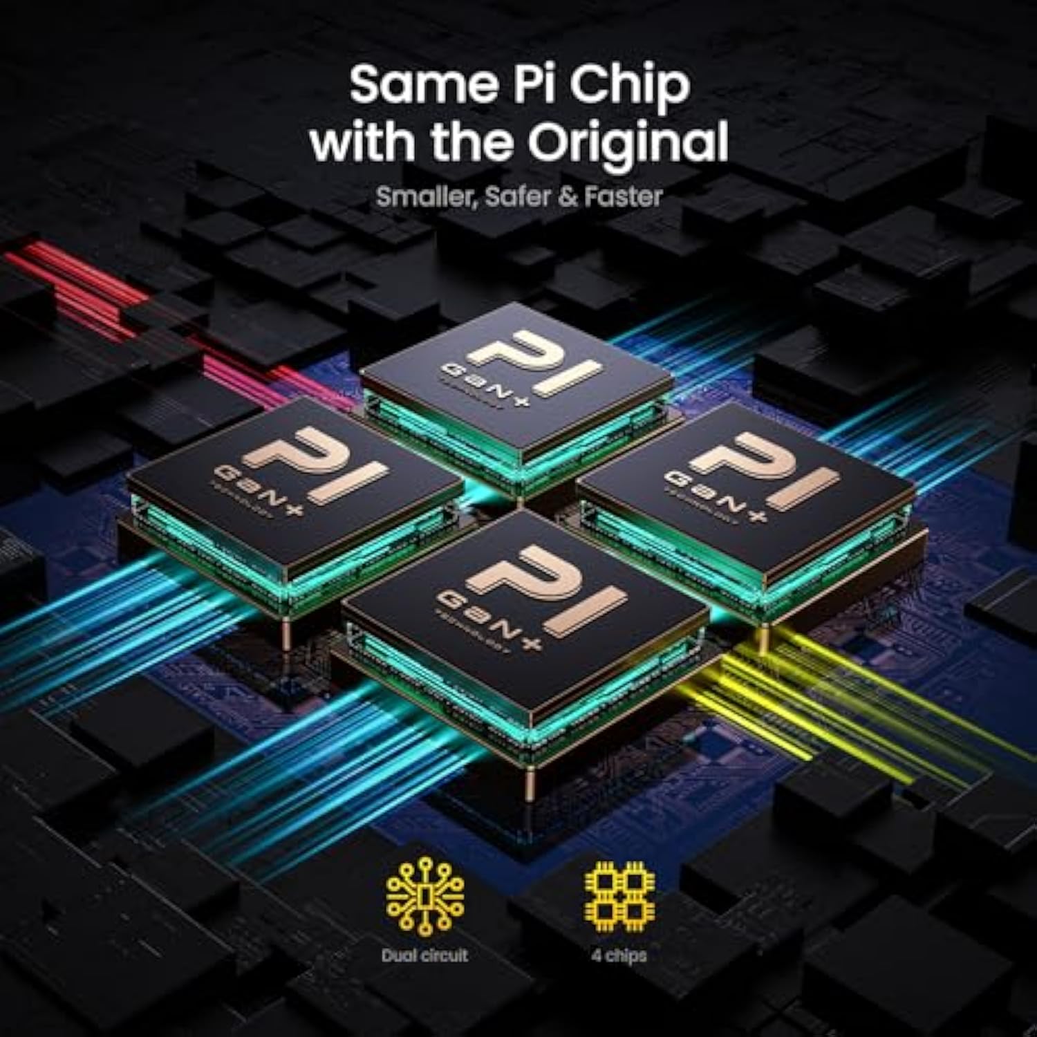 Magcube 140W Gan+ Usb C Charger Pd 3.1 Macbook Pro Charger 3-Port Pps Usb C La