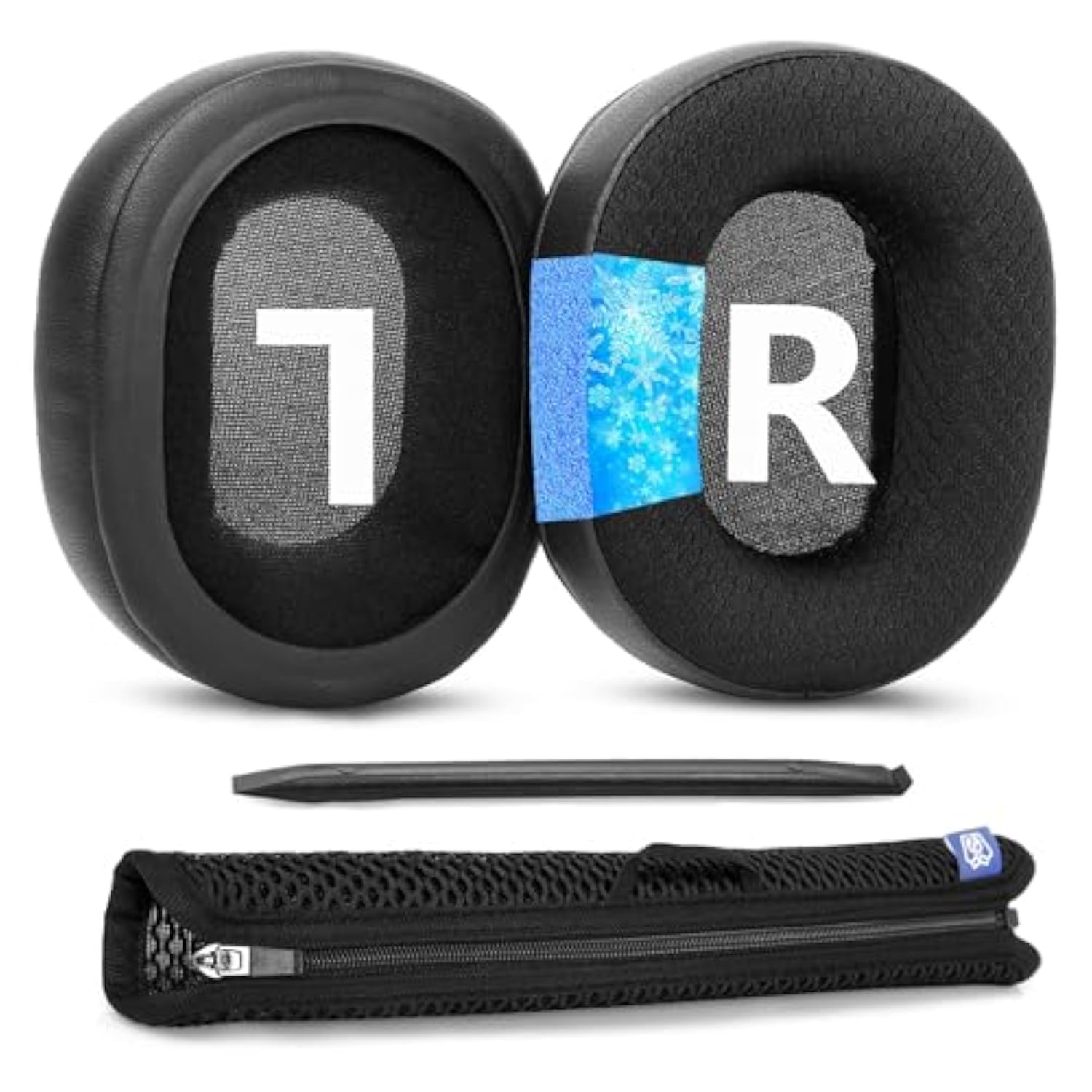 Cooling Gel Earpads Replacement Compatible With Pioneer Se-Ms9Bn Se-Ms7Bt Se-Ms5T Headset Ear Pads Headband Cover Cushions Pillow Foam Repair Parts