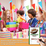 Football Birthday Invitations, Double-Sided Fill In Invitations, 20 Cards With 20 Envelopes - Party Favors & Decorations