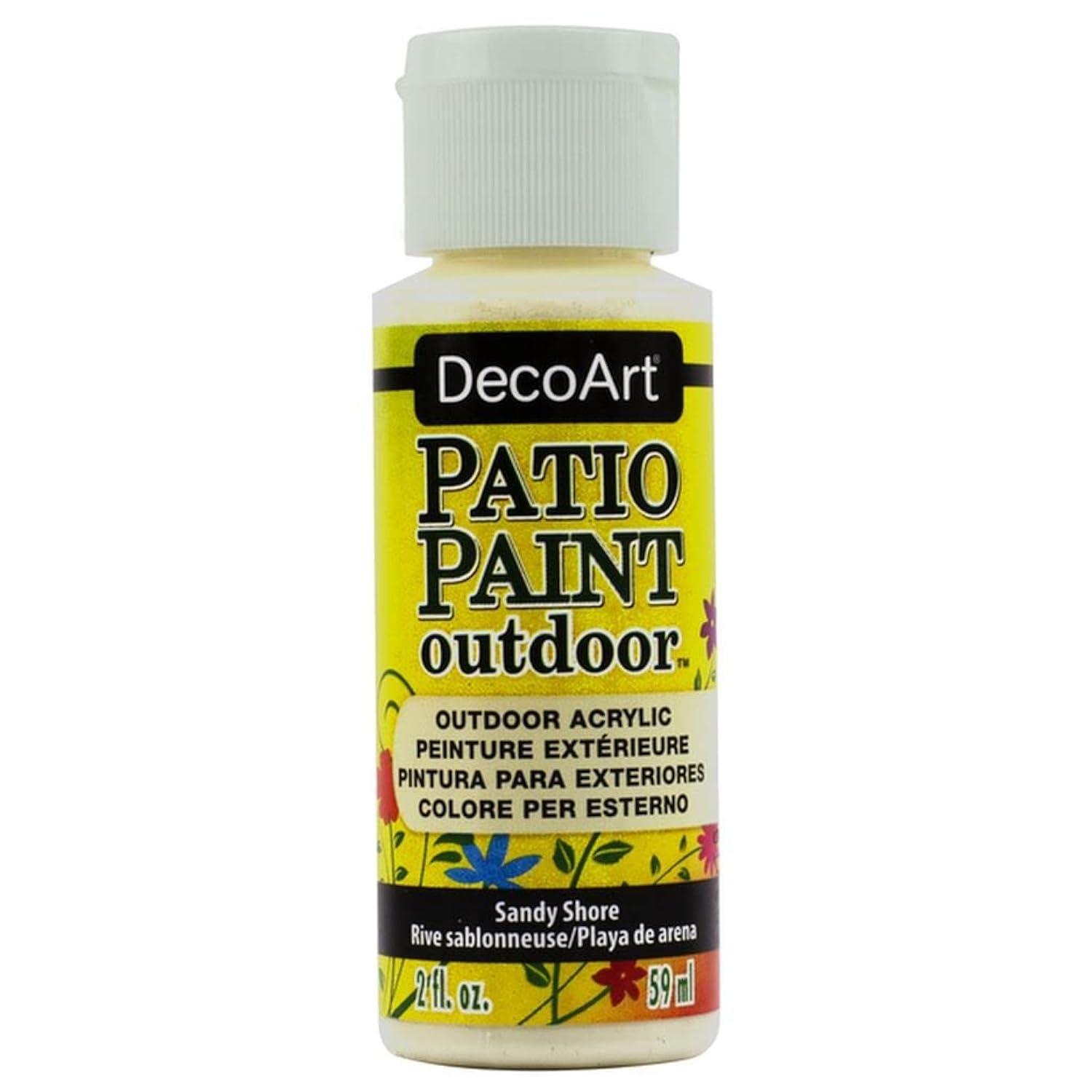 Deco Art Patio Paint 2 OZ, us:one size, Sandy Shore -Off White