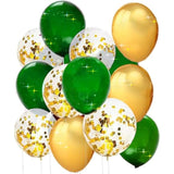 Green & Gold Graduation Decor – Balloons and Party Supplies for USF 2025, Birthday, St. Patrick's