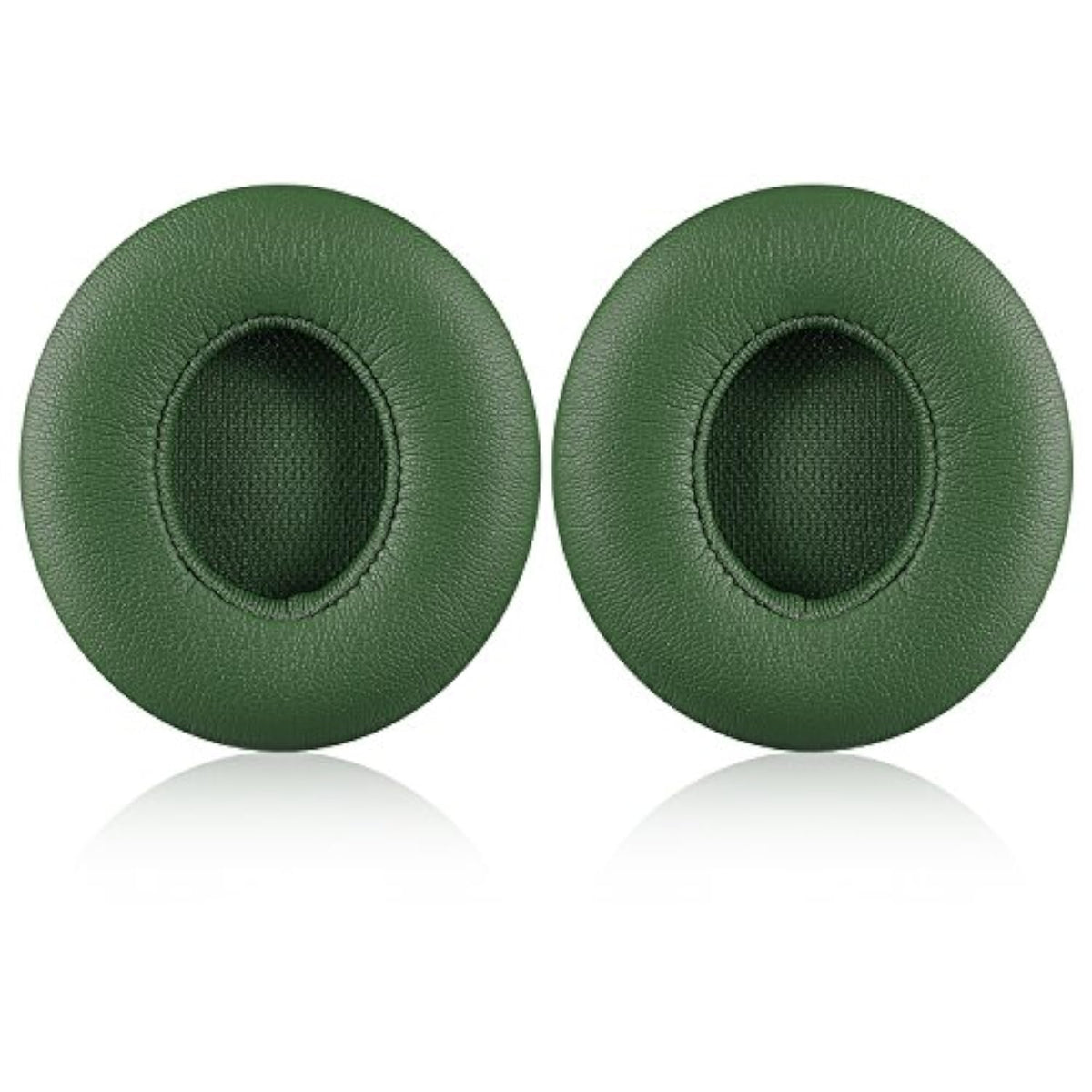 Solo 2/3 Wireless Earpads - Replacement Ear Cushion Pads With Protein Leather And Memory Foam For Beats Solo 2.0/3.0 Wireless On Ear Headphones Only (Turf Green)